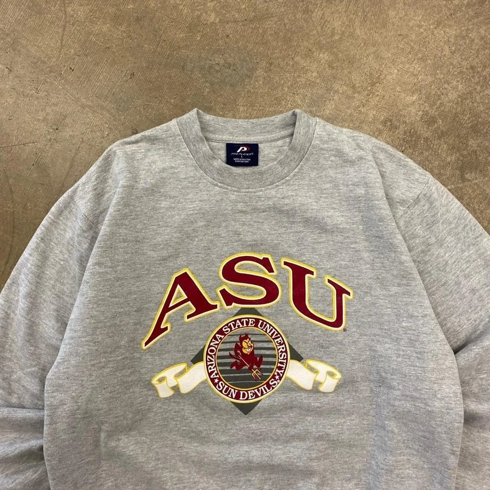 Vintage 90s ASU Arizona State University Sun Devils Pro Player Sparky Crewneck L